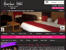 Tablet Screenshot of aberdourhotel.co.uk